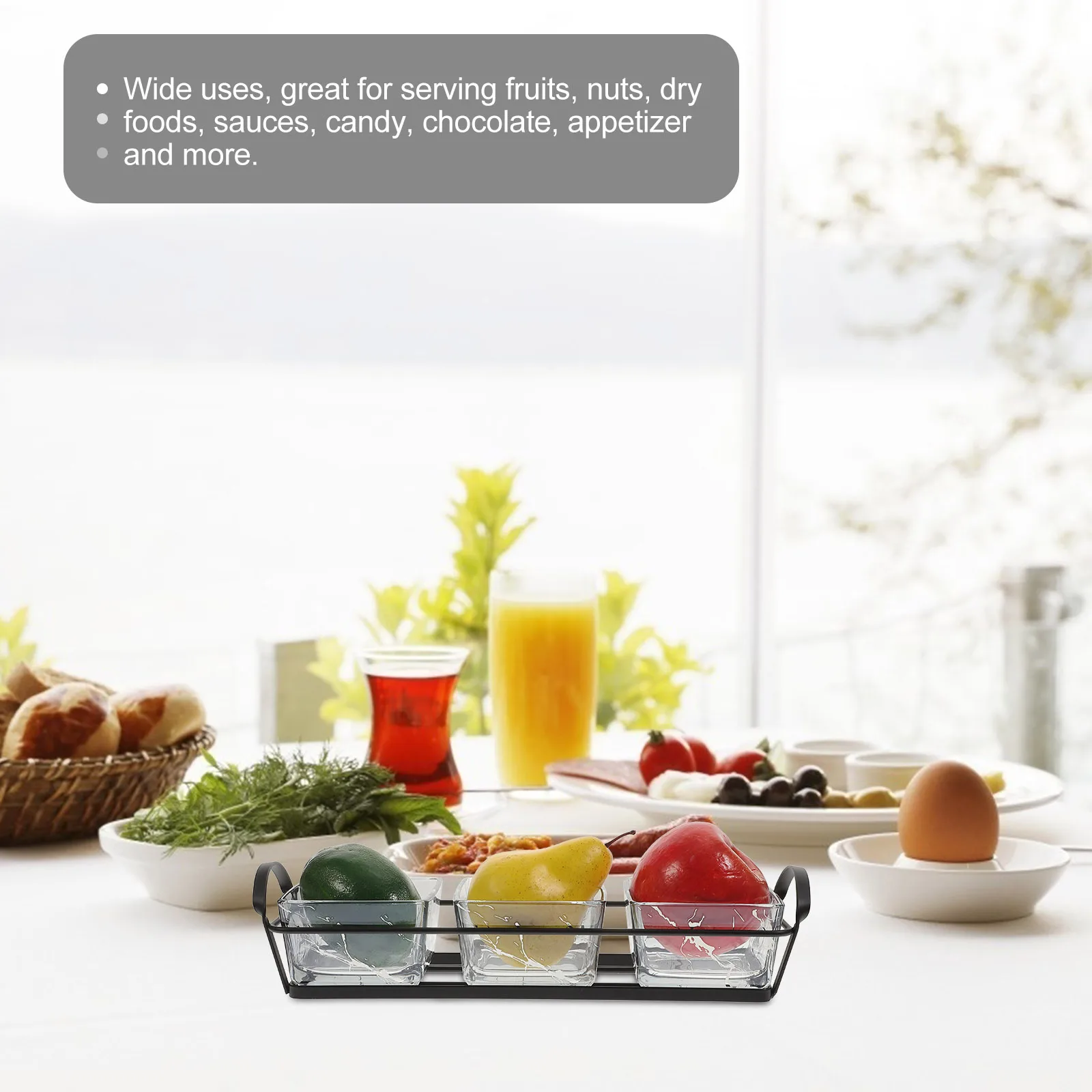 1 Set Fruit Serving Tray Snack Plate Glass Bowl Set Appetizer Party Platter Dish Premium Quality Easy Clean Housewarming
1 Set Fruit Serving Tray Snack Plate Glass Bowl Set Appetizer Party Platter Dish Premium Quality Easy Clean Housewarming