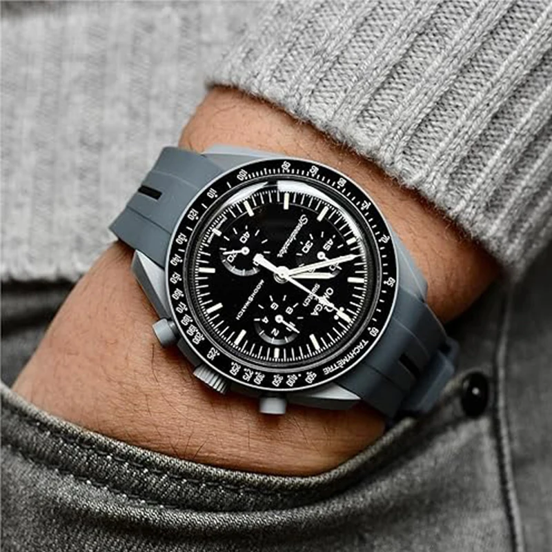 Силиконовый ремешок для часов Omega X Swatch Joint MoonSwatch Planet с изогнутым концом, резиновый ремешок из ТПУ для мужчин и женщин, спортивный ремешок для дайвинга 2026
Силиконовый ремешок для часов Omega X Swatch Joint MoonSwatch Planet с изогнутым концом, резиновый ремешок из ТПУ для мужчин и женщин, спортивный ремешок для дайвинга 2026