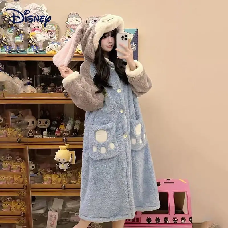 Комплект пижам «Зоотопия» Ник и Джуди, зимний теплый флисовый костюм для сна из кораллового флиса, семейный комплект для пар, взрослых, домашняя одежда, халат
Комплект пижам «Зоотопия» Ник и Джуди, зимний теплый флисовый костюм для сна из кораллового флиса, семейный комплект для пар, взрослых, домашняя одежда, халат