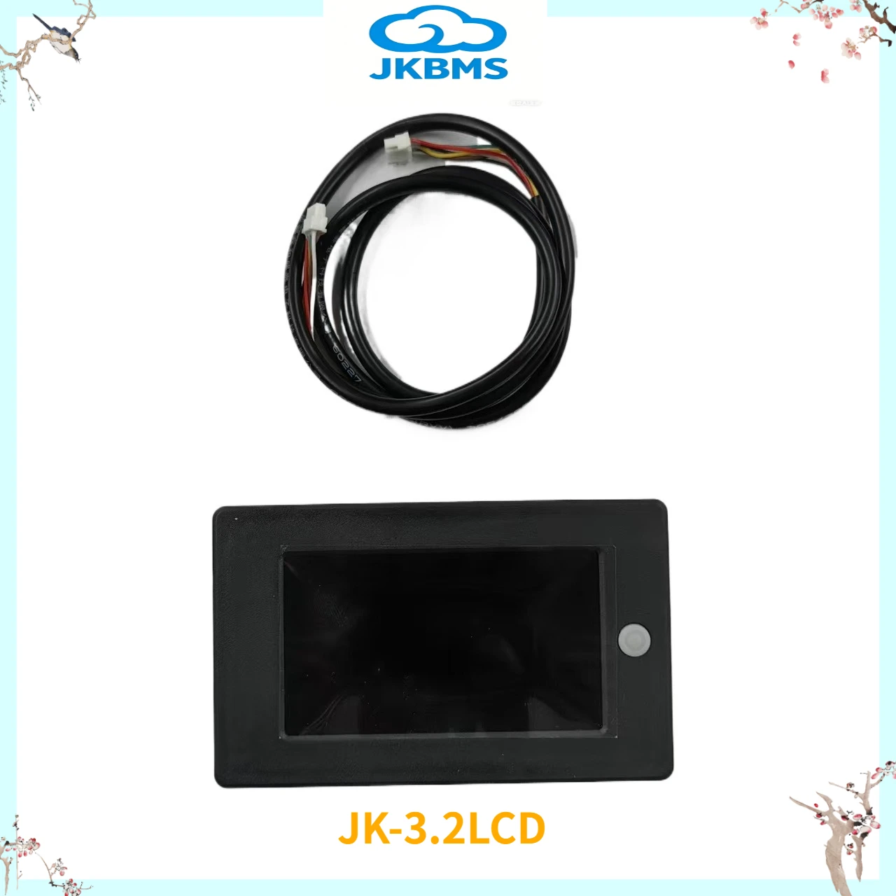 JK BMS Smart BMS LCD Display 3.2 Inch Lithium BatterySmart Bms Accessories Intelligent Battery Level Indicator lifepo4 smart TC