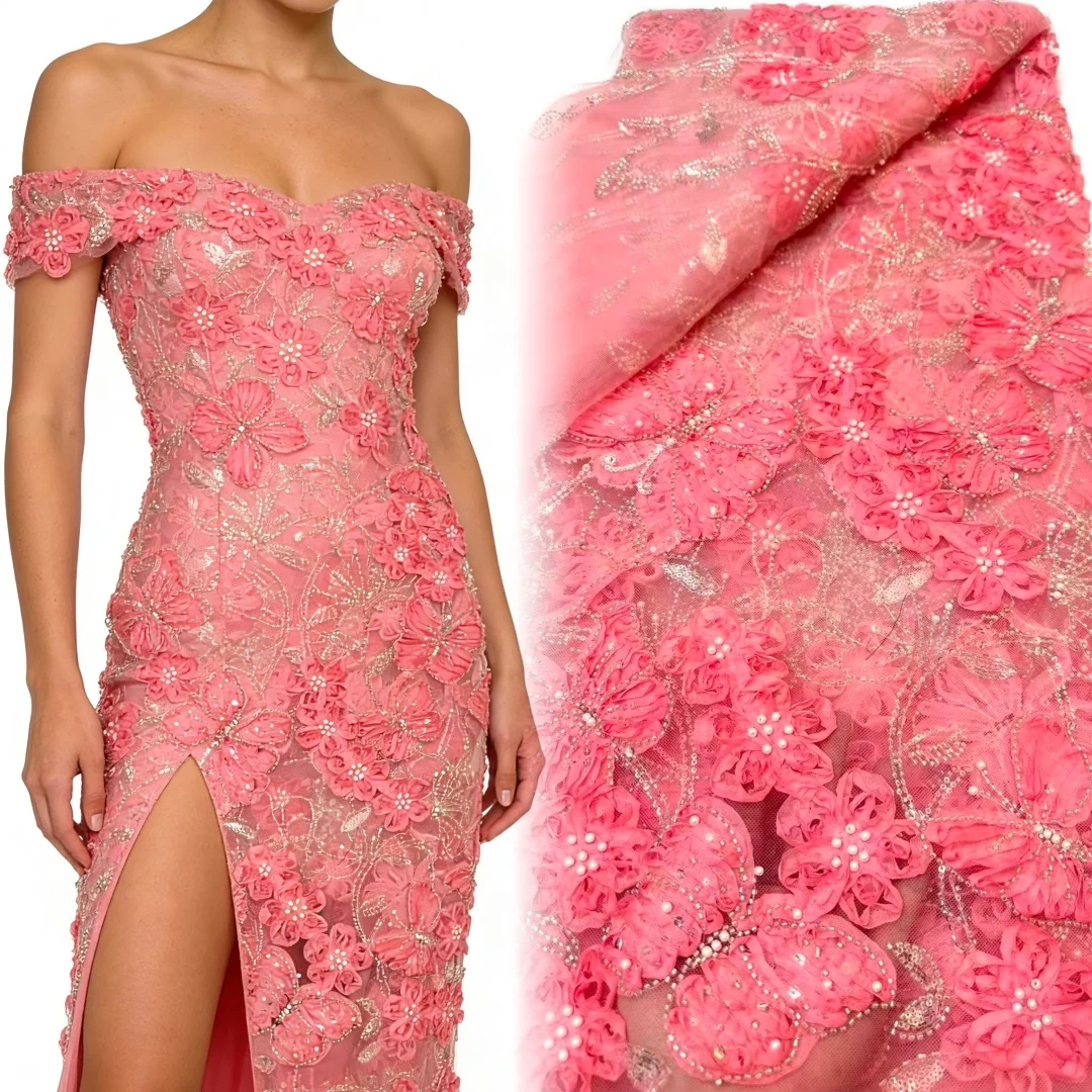 LACE French Lace Fabrics 5 Yards Tulle Lace Embroidery Fabrics With Sequins 2025 Latest African Lace For Nigerian Party
LACE French Lace Fabrics 5 Yards Tulle Lace Embroidery Fabrics With Sequins 2025 Latest African Lace For Nigerian Party