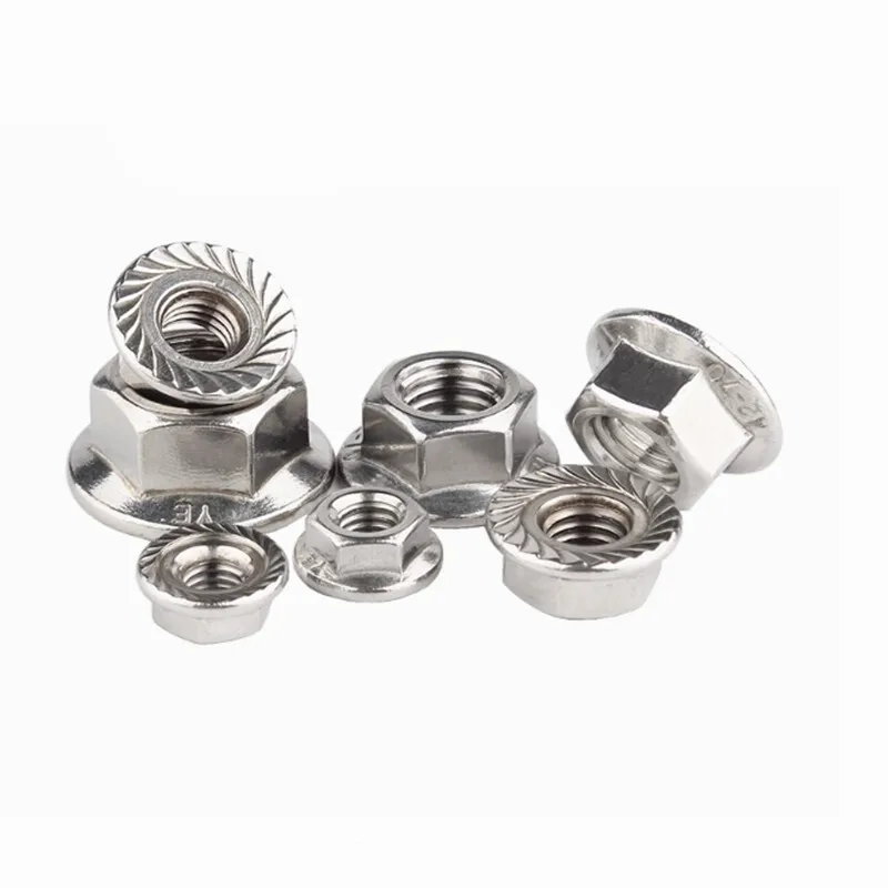 10-110pcs Stainless Steel Hexagon Flange Nut M3 M4 M5 M6 M8 M10 M12 Zinc Plated Carbon Steel Flange Nut DIN6923
10-110pcs Stainless Steel Hexagon Flange Nut M3 M4 M5 M6 M8 M10 M12 Zinc Plated Carbon Steel Flange Nut DIN6923