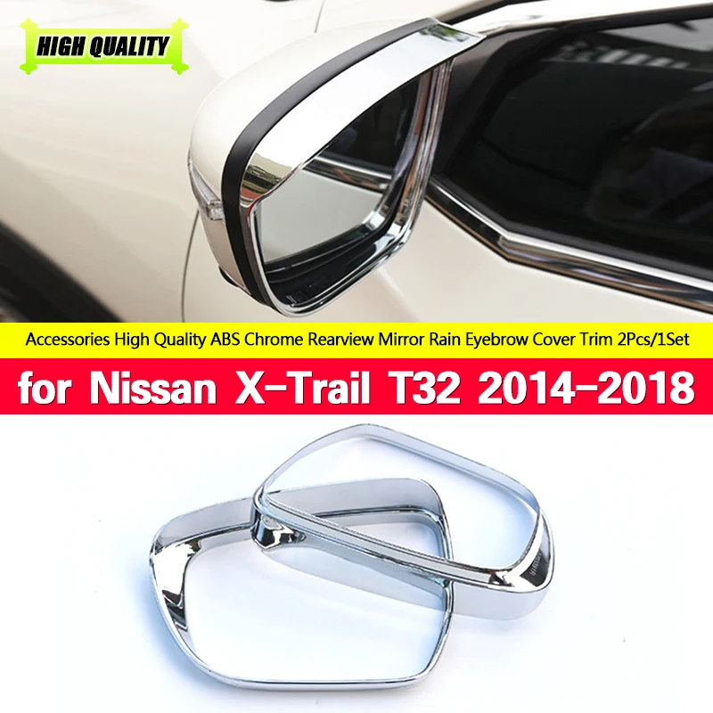 For Nissan X-Trail T32 Rogue 2014-2018 ABS Chrome Car Rearview Mirror Covers Rain Eyebrow Frame Exterior Cover Trim Accessories
For Nissan X-Trail T32 Rogue 2014-2018 ABS Chrome Car Rearview Mirror Covers Rain Eyebrow Frame Exterior Cover Trim Accessories