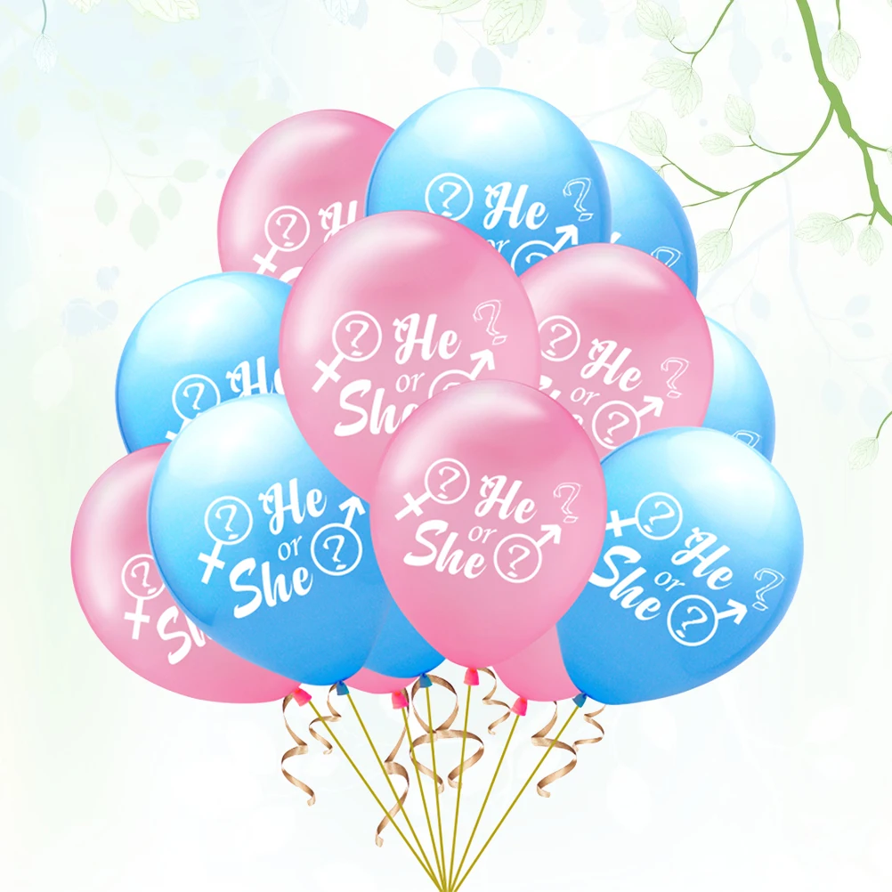 15 Pcs Gender Reveal Balloon Set 7 Pink 8 Blue Latex Balloons for Baby Shower Birthday Room Outdoor Toys
15 Pcs Gender Reveal Balloon Set 7 Pink 8 Blue Latex Balloons for Baby Shower Birthday Room Outdoor Toys