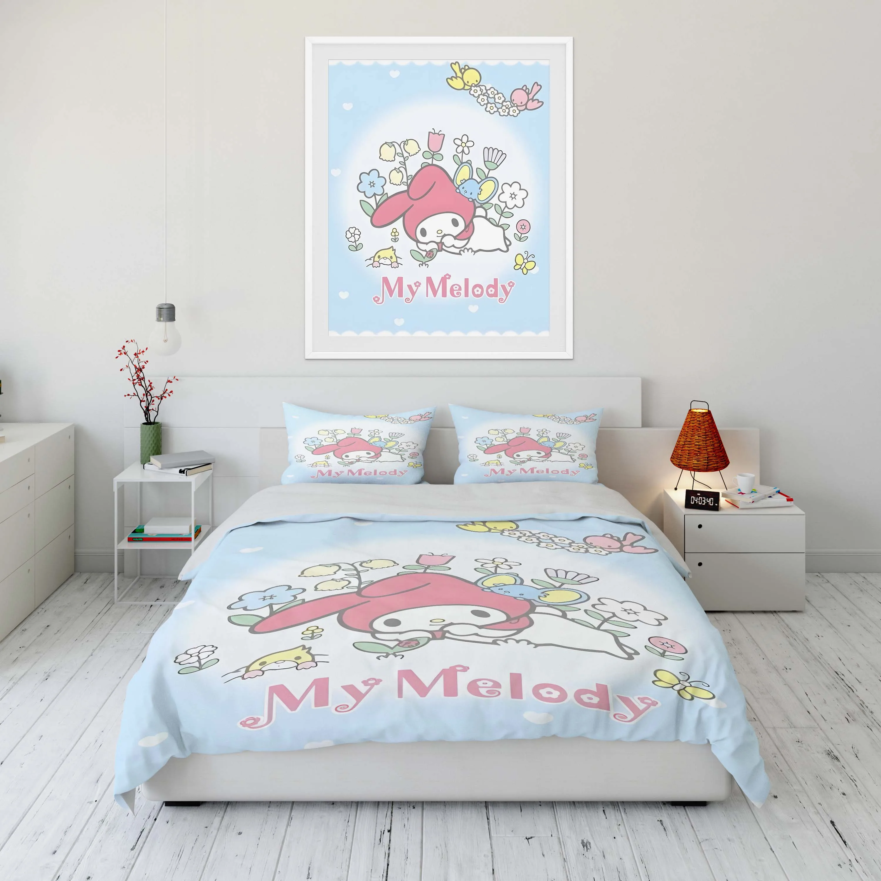 10 Sizes Sanrio My Melody Printed Bedding Set Cartoon Anime Duvet Cover Comforter Cover Boys Girls Children Adults Twin King
10 Sizes Sanrio My Melody Printed Bedding Set Cartoon Anime Duvet Cover Comforter Cover Boys Girls Children Adults Twin King