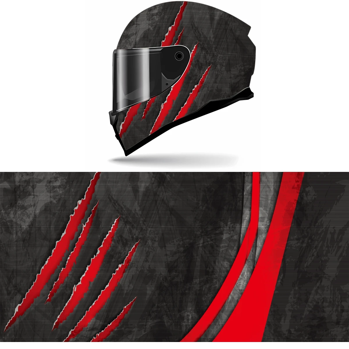 Abstract Claw Marks Full Helmet Wrap Sticker Motorcycle Helmet Racing Graphic Decal Vinyl Wrap Helmet Decor Sticker
Abstract Claw Marks Full Helmet Wrap Sticker Motorcycle Helmet Racing Graphic Decal Vinyl Wrap Helmet Decor Sticker