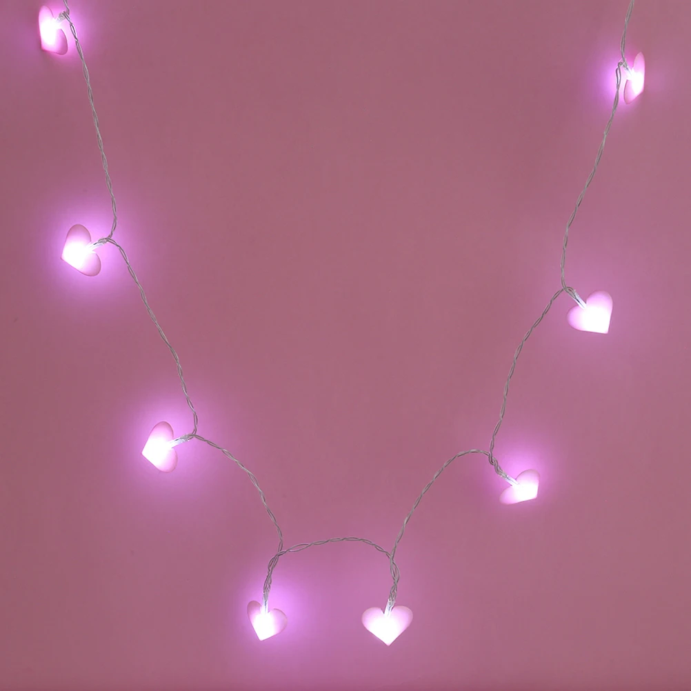 10 Led Heart Shaped String Lights 1.5M Pink Warm White Portable Energy Saving Festival Wedding Bedroom Garden Decoration Outdoor
10 Led Heart Shaped String Lights 1.5M Pink Warm White Portable Energy Saving Festival Wedding Bedroom Garden Decoration Outdoor