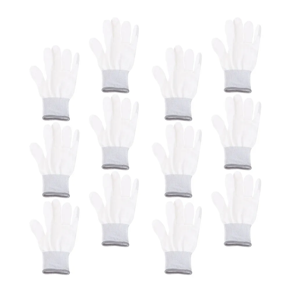 12Pairs Anti Static Protective Gloves Nylon Full Finger Non Slip Coated for Pc Building Electronics Repair Welding Industry
12Pairs Anti Static Protective Gloves Nylon Full Finger Non Slip Coated for Pc Building Electronics Repair Welding Industry