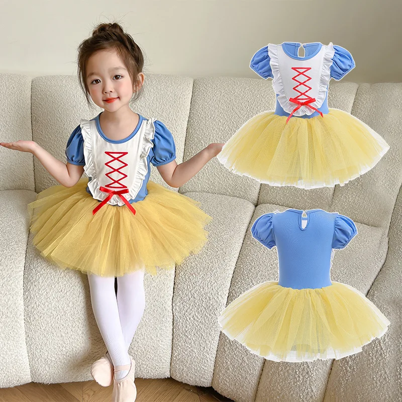 Summer Cosplay Dress for Kids Girl Puff Sleeved Ballet Dance Princess Snow White Mesh TUTU Halloween Party Dresses K2302
Summer Cosplay Dress for Kids Girl Puff Sleeved Ballet Dance Princess Snow White Mesh TUTU Halloween Party Dresses K2302