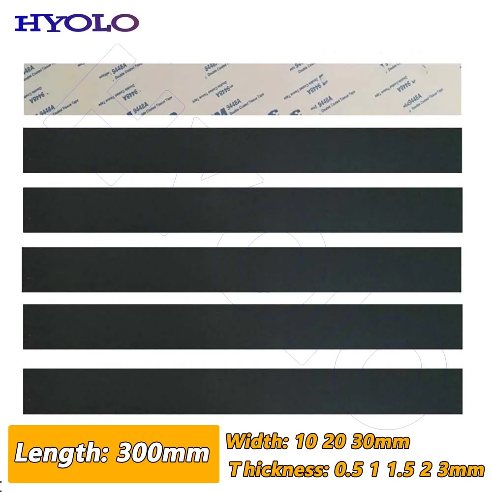 1Pcs Thick 0.5 1 1.5 2 3mm Silicone Rubber Strip Self Adhesive Seal Gasket Anti-skid Shock Absorption Sealing Strip Black
1Pcs Thick 0.5 1 1.5 2 3mm Silicone Rubber Strip Self Adhesive Seal Gasket Anti-skid Shock Absorption Sealing Strip Black