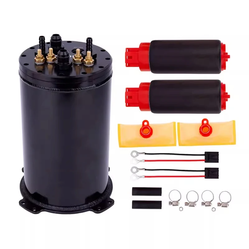 2.6L/2.8L 8AN fuel pressure regulator tank for single or dual pump 39mm-40mm aluminum intake pump conversion
2.6L/2.8L 8AN fuel pressure regulator tank for single or dual pump 39mm-40mm aluminum intake pump conversion