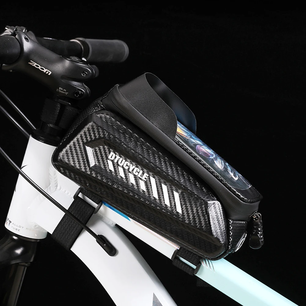 1.5L Bike Frame Front Tube Bag 7.4 Inch Touchscreen Hard Casing Bike Bag Waterproof Bike Phone Mount Pouch Bike Accessories
1.5L Bike Frame Front Tube Bag 7.4 Inch Touchscreen Hard Casing Bike Bag Waterproof Bike Phone Mount Pouch Bike Accessories