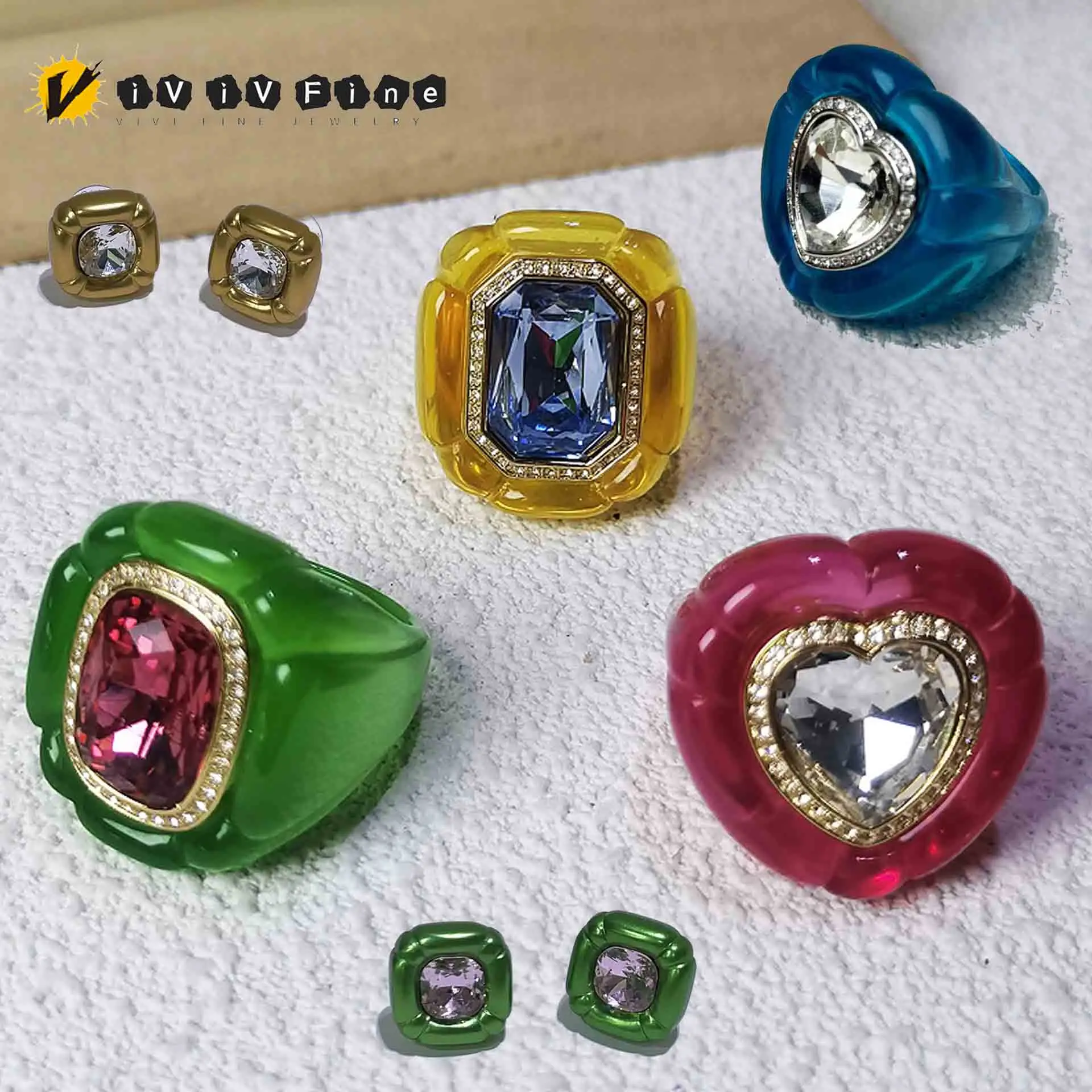 Original 2026 Candy Ring Square Cushion Necklace Earrings Bracelet Fashion Women's Stainless Steel Jewelry Set Party Accessories
Original 2026 Candy Ring Square Cushion Necklace Earrings Bracelet Fashion Women's Stainless Steel Jewelry Set Party Accessories