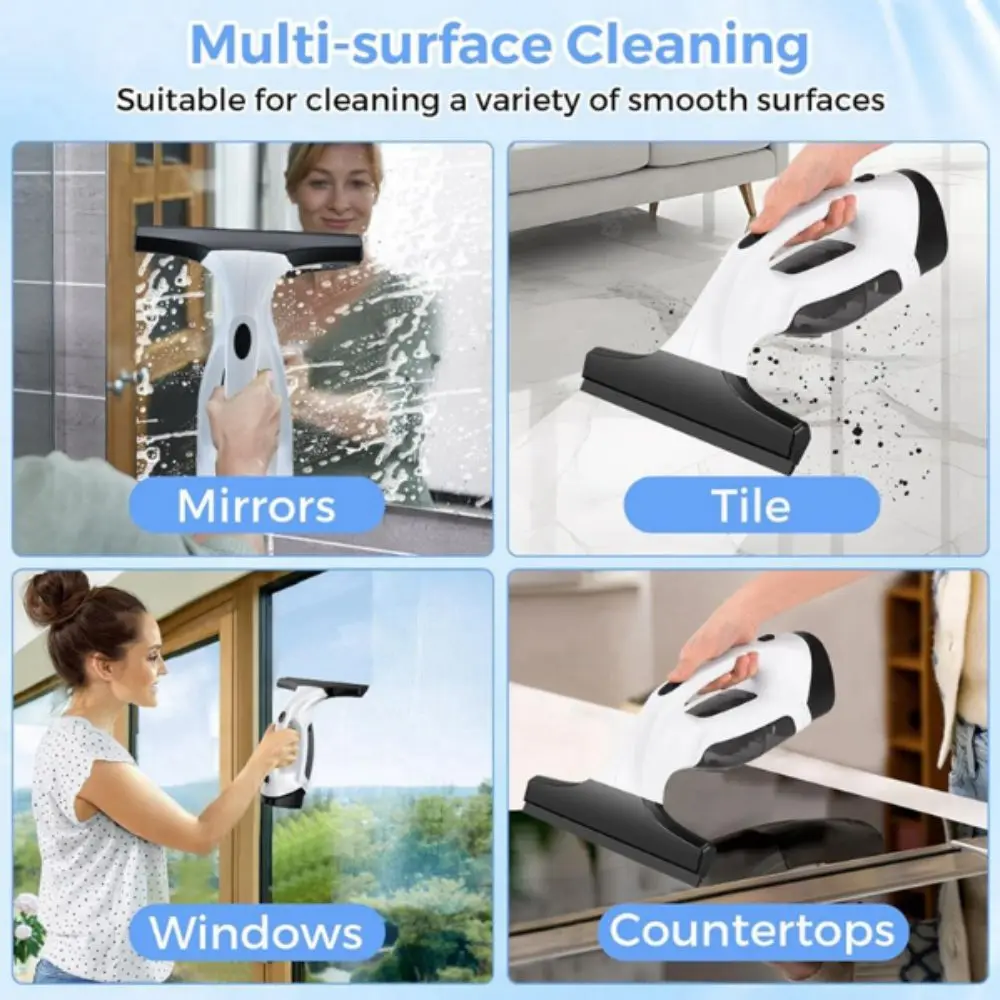 Portable Design Electric Window Cleaner Water Spray Function Powerful Suction Window Vacuum Cleaner Efficient Performance
Portable Design Electric Window Cleaner Water Spray Function Powerful Suction Window Vacuum Cleaner Efficient Performance