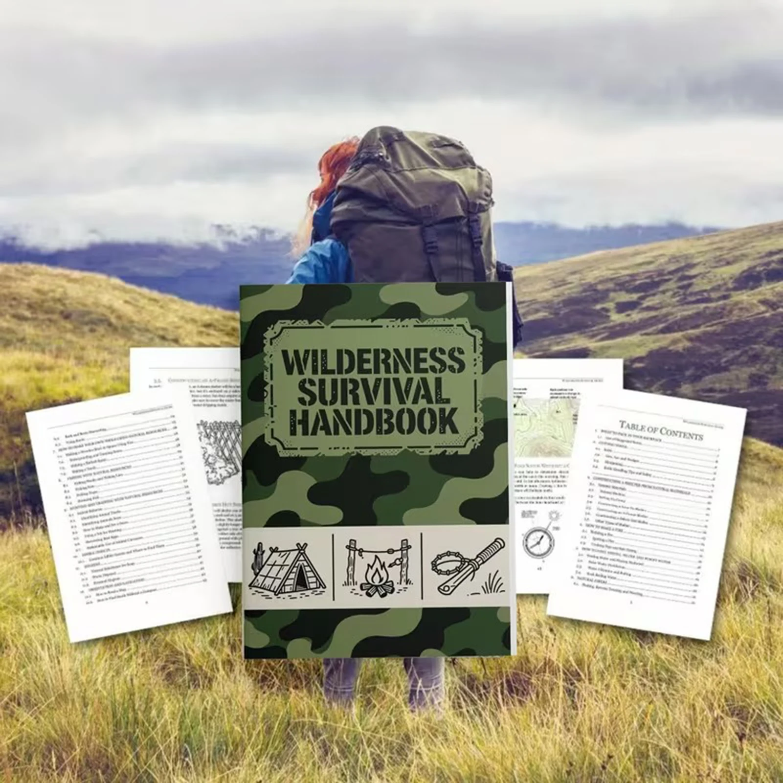 Adult Wilderness Survival Notebook, Outdoor Survival Guide And Planning Manual,For Backcountry Hiking Adventures Emergency Preps
Adult Wilderness Survival Notebook, Outdoor Survival Guide And Planning Manual,For Backcountry Hiking Adventures Emergency Preps