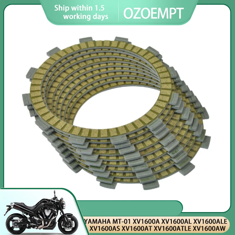 OZOEMPT Fibrous Clutch plate Apply to YAMAHA MT-01 XV1600A XV1600AL XV1600ALE XV1600AS XV1600AT XV1600ATLE XV1600AW
OZOEMPT Fibrous Clutch plate Apply to YAMAHA MT-01 XV1600A XV1600AL XV1600ALE XV1600AS XV1600AT XV1600ATLE XV1600AW