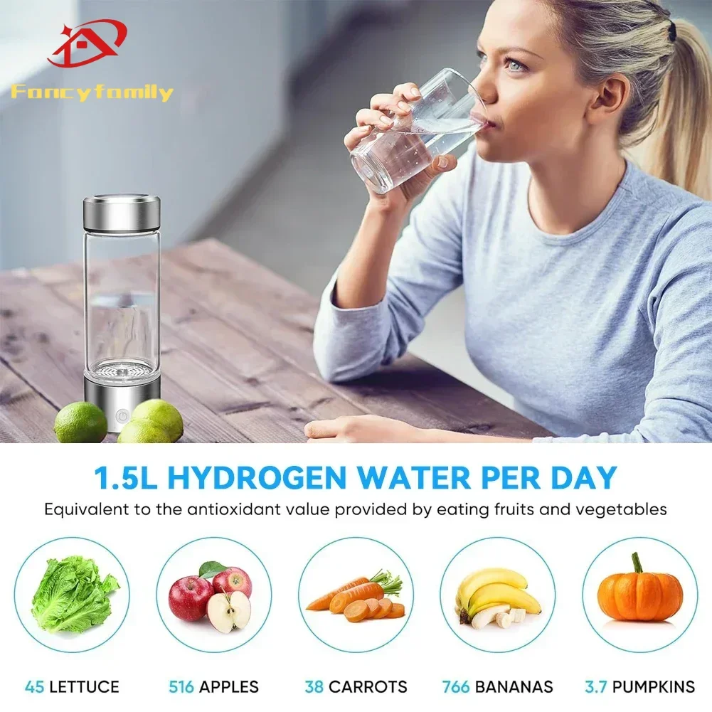 Fancyfamily 1000 мАч 420 мл чашка для воды с богатым водородом чашка для воды с элементом воды
Fancyfamily 1000 мАч 420 мл чашка для воды с богатым водородом чашка для воды с элементом воды