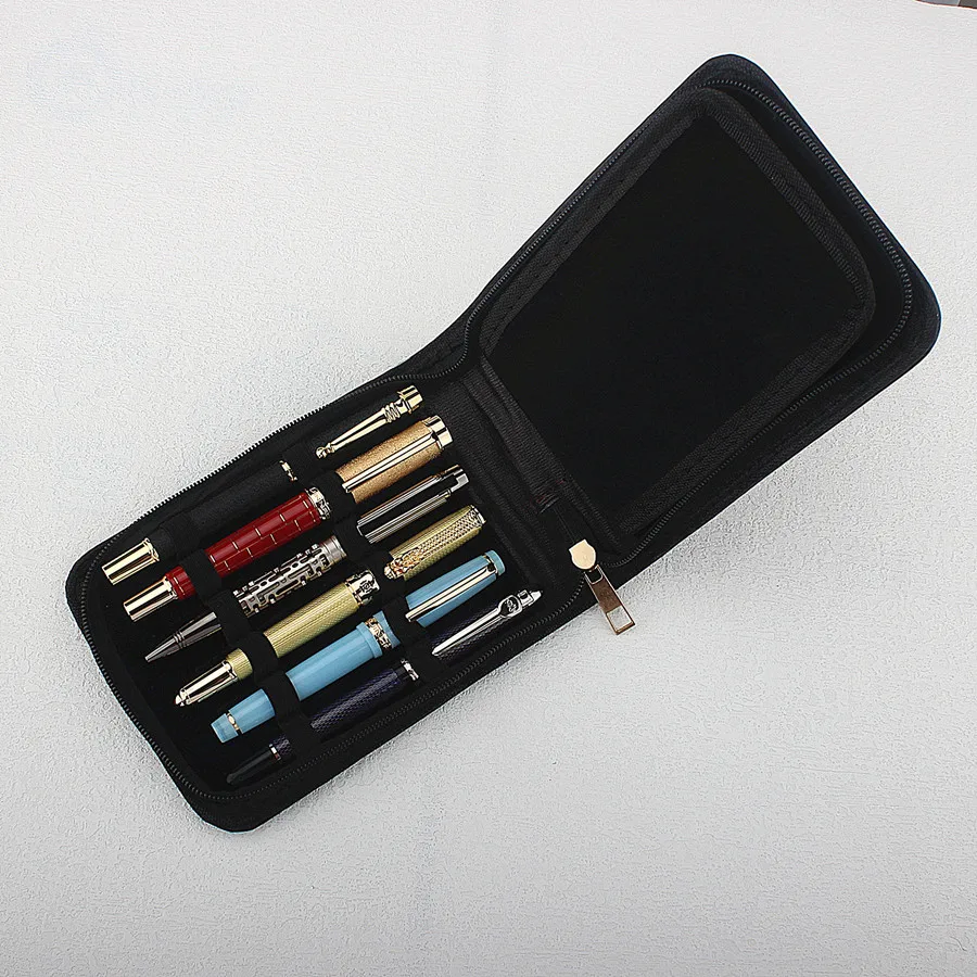 12 Slots PU Leather Fountain Pen Case Rollerball Pen Pouch Holder Pencil Bag Fit in Various Size
12 Slots PU Leather Fountain Pen Case Rollerball Pen Pouch Holder Pencil Bag Fit in Various Size