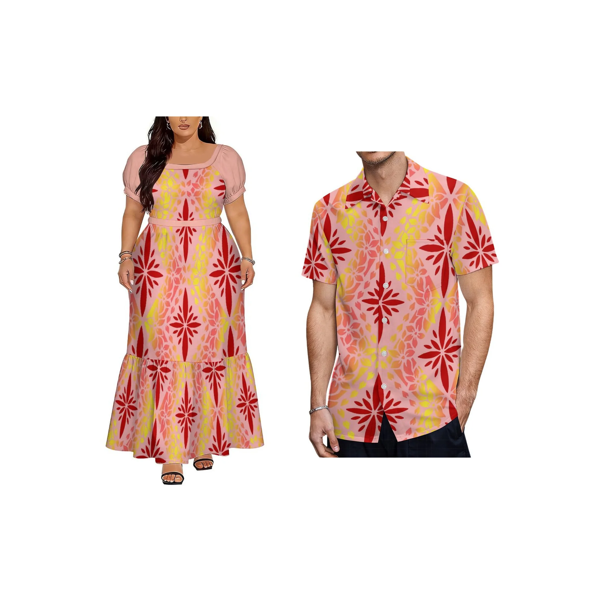 Factory Wholesale Ladies Summer Custom Wholesale Polynesian Design Samoan Island Pattern Square Neck Lace-up Dress
Factory Wholesale Ladies Summer Custom Wholesale Polynesian Design Samoan Island Pattern Square Neck Lace-up Dress