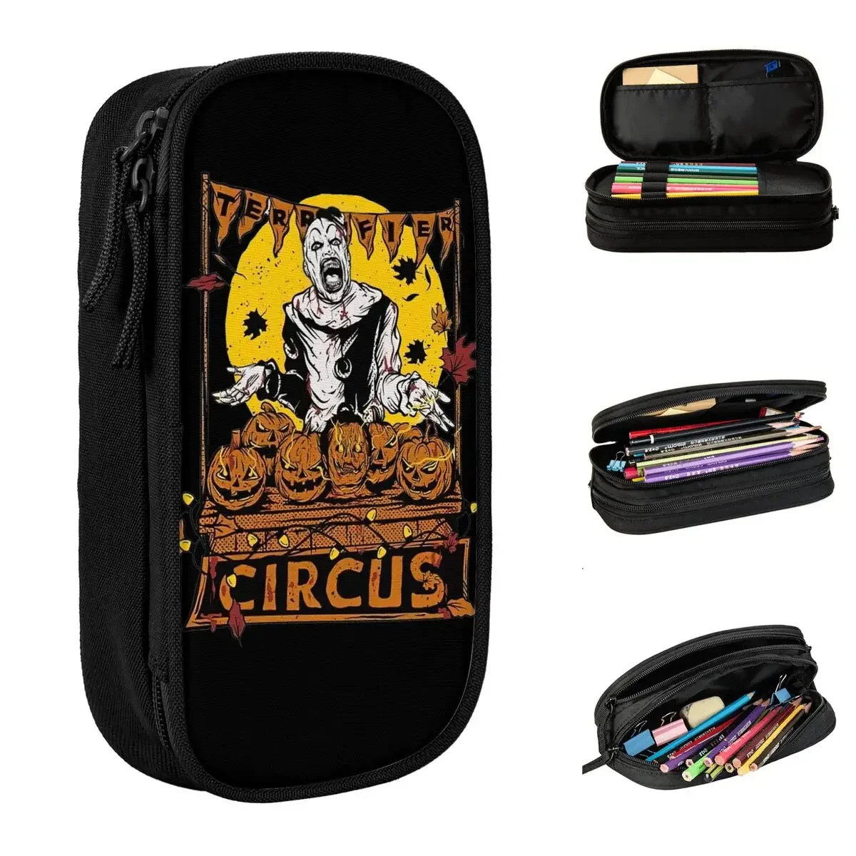 Ретро ужасный цирковой клоун пенал Хэллоуин пленка держатель для ручек пеналы студенческие большие школьные принадлежности для хранения пеналы
Ретро ужасный цирковой клоун пенал Хэллоуин пленка держатель для ручек пеналы студенческие большие школьные принадлежности для хранения пеналы