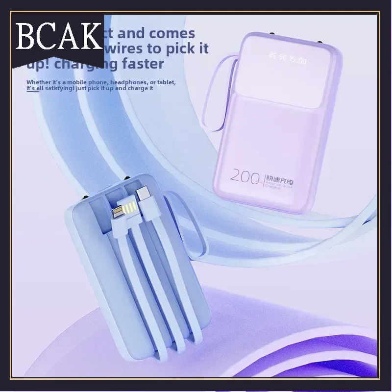 BCAK Mobile Power Supply.Hot Style The New Model Has Its Own Cable, Power Bank, Super Fast Charging, Mini 20000mAh Outdoor Gift,
BCAK Mobile Power Supply.Hot Style The New Model Has Its Own Cable, Power Bank, Super Fast Charging, Mini 20000mAh Outdoor Gift,