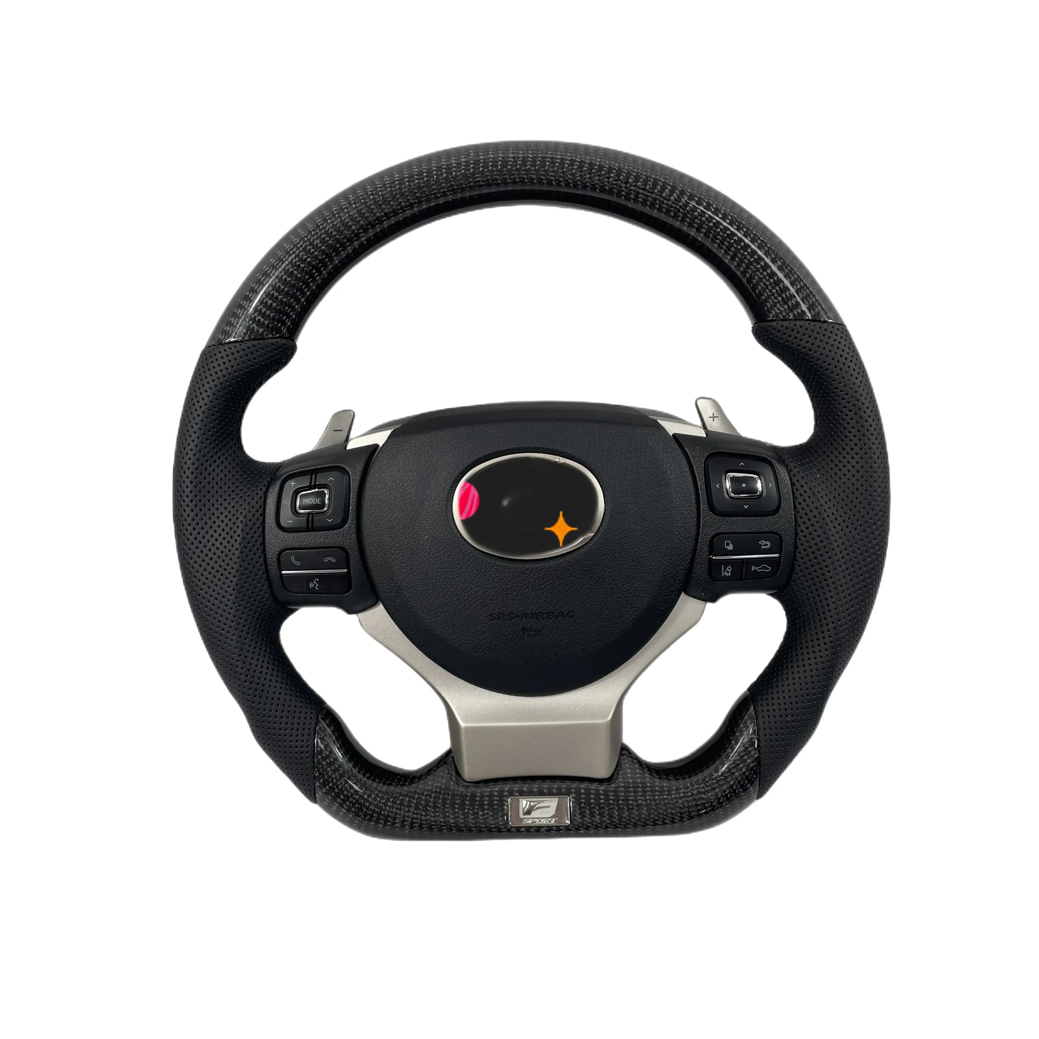 Customized carbon fiber steering wheel black leather suitable for Lexus is250 is350 nx300 rc350 gs rx es lx 2013-2021
Customized carbon fiber steering wheel black leather suitable for Lexus is250 is350 nx300 rc350 gs rx es lx 2013-2021