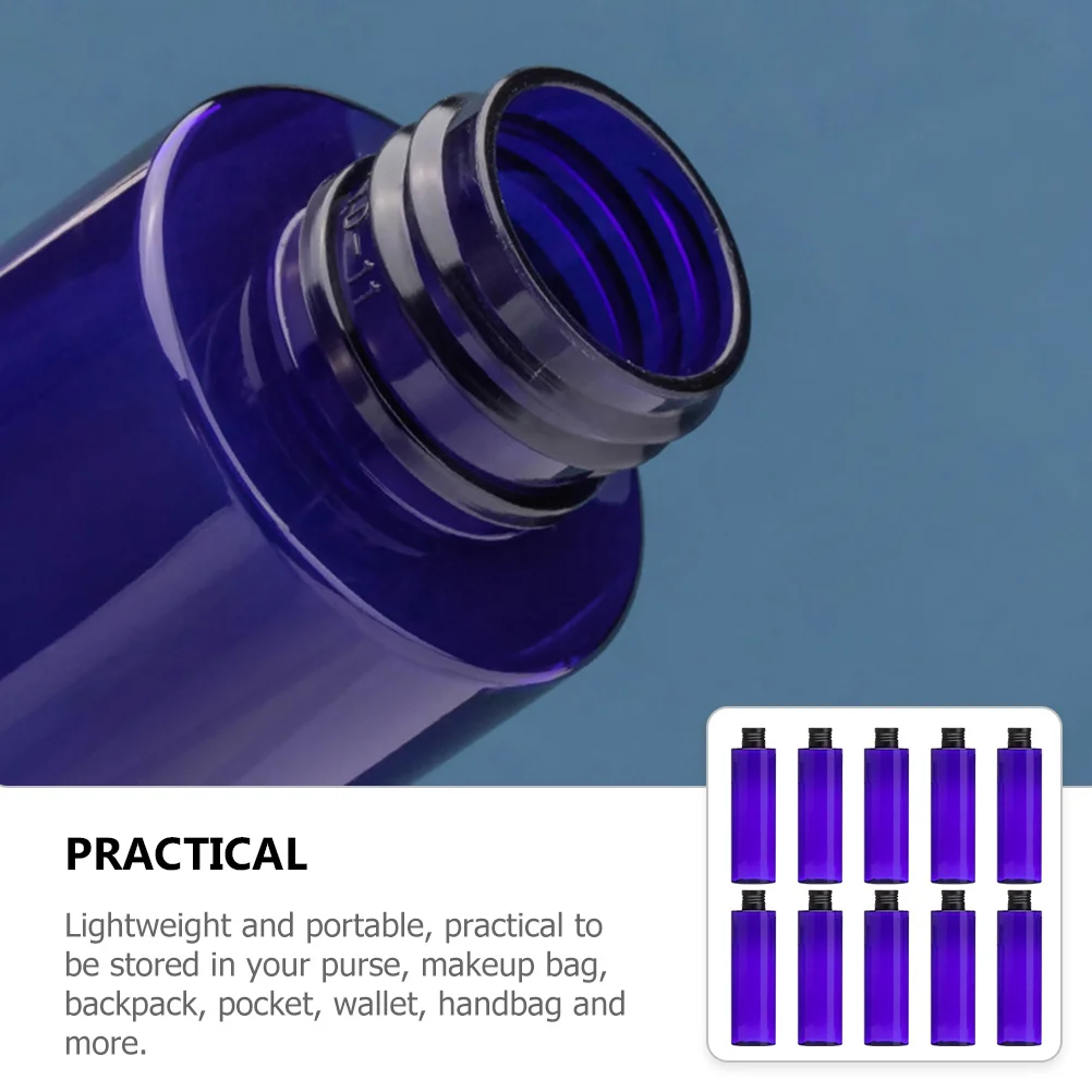 10Pcs Portable Sub Bottles Travel Empty Refillable Storage Bottles Lightweight Reusable Containers Storage Bottle 
10Pcs Portable Sub Bottles Travel Empty Refillable Storage Bottles Lightweight Reusable Containers Storage Bottle