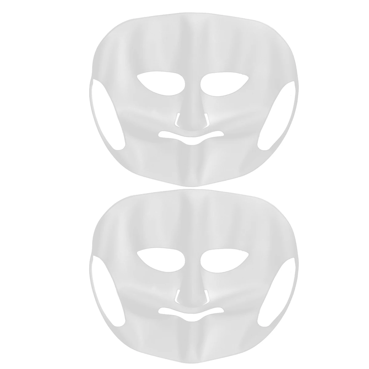 2 Pcs Facial Mask Face Reusable Silicon Masks Skin Nourishment Steam Silicone Beauty Tool
2 Pcs Facial Mask Face Reusable Silicon Masks Skin Nourishment Steam Silicone Beauty Tool