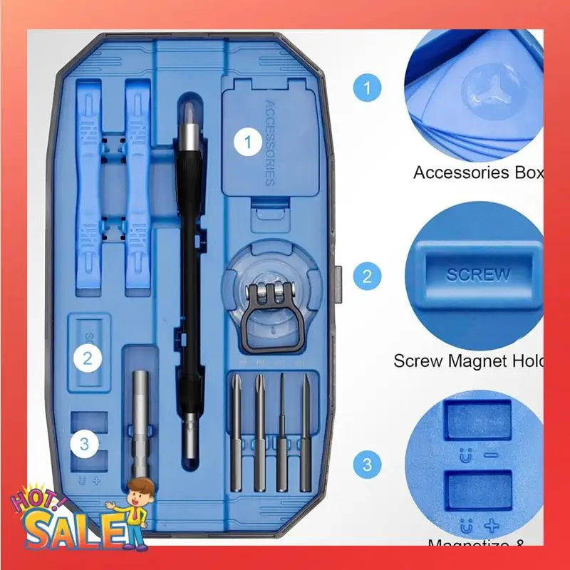 152 In 1 Screwdriver Set, Small Magnetic Screwdriver Set With Case, Electronic Repair Tool Kit For Computer, Laptop Durable
152 In 1 Screwdriver Set, Small Magnetic Screwdriver Set With Case, Electronic Repair Tool Kit For Computer, Laptop Durable