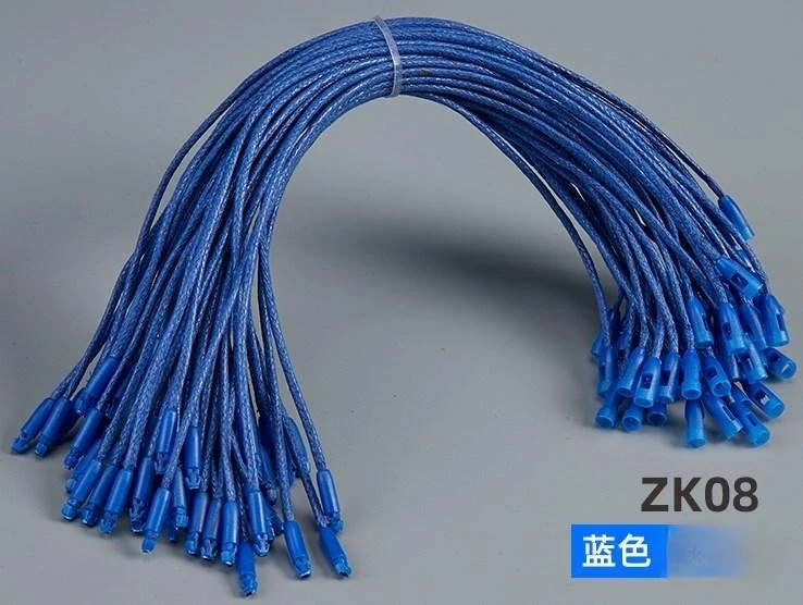 in stock Good quality Blue wax hang tag string in apparel fashion cord for garment price hangtag seal
in stock Good quality Blue wax hang tag string in apparel fashion cord for garment price hangtag seal