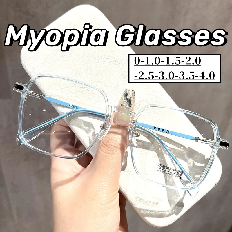 Women's Trendy Luxury Myopia Glasses Unisex Men Transparent Near Sight Eyeglasses Luxury Heart Design Eyewear for Ladies
Women's Trendy Luxury Myopia Glasses Unisex Men Transparent Near Sight Eyeglasses Luxury Heart Design Eyewear for Ladies