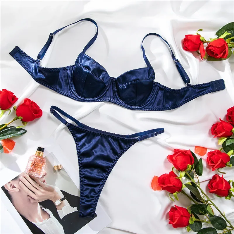 Female Sexy Bra Brief Sets Traceless Solid Romantic Lingerie Vintage Thin Underwear Panties Comfortable New Arrival Exotic Sets
Female Sexy Bra Brief Sets Traceless Solid Romantic Lingerie Vintage Thin Underwear Panties Comfortable New Arrival Exotic Sets