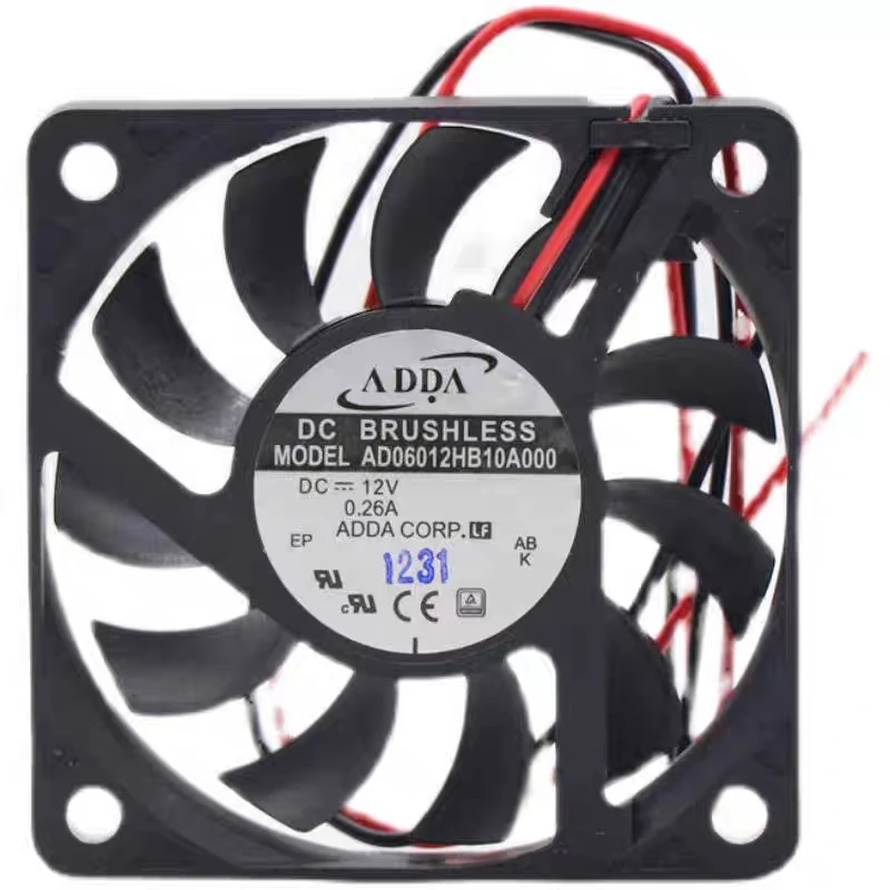 NEW ORIGINAL AD06012HB10A000 0.26A 12V 6010 60x60x10mm COOLING FAN RADIATOR
NEW ORIGINAL AD06012HB10A000 0.26A 12V 6010 60x60x10mm COOLING FAN RADIATOR