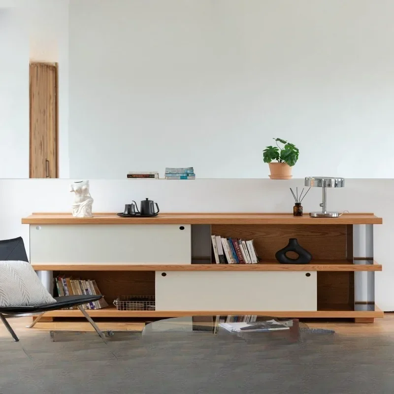 Solid wood stainless steel storage cabinet side cabinet
Solid wood stainless steel storage cabinet side cabinet