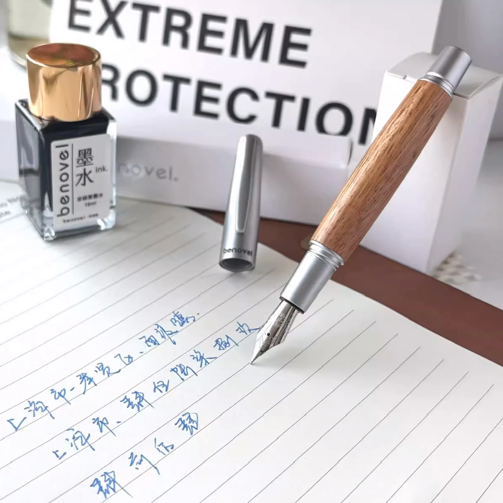 Ручка перьевая Benovel F317 деревянная, вращающиеся чернильные картриджи со стальным FM-пером, изысканная искусственная, школьные принадлежности
Ручка перьевая Benovel F317 деревянная, вращающиеся чернильные картриджи со стальным FM-пером, изысканная искусственная, школьные принадлежности