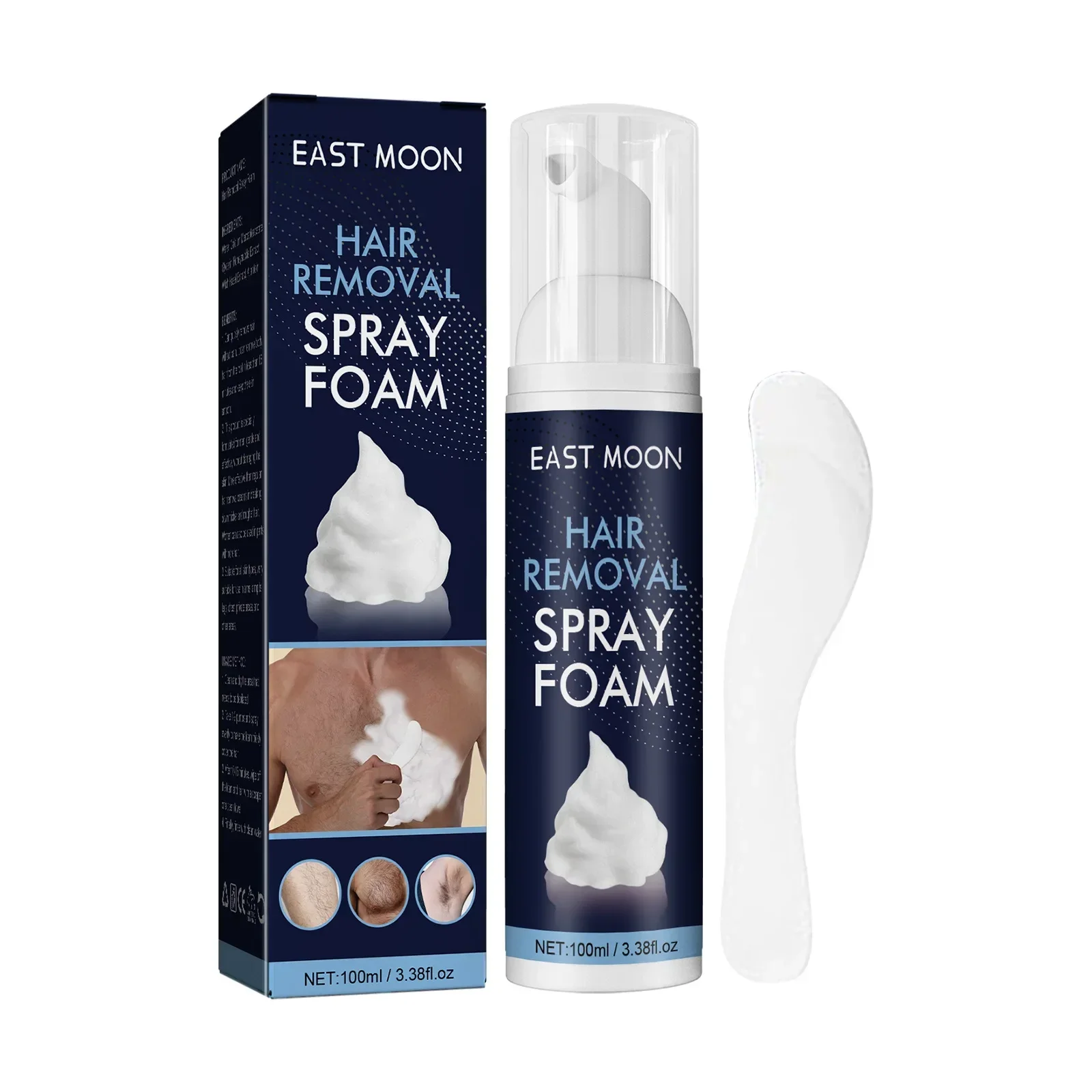 Leg Armpit Chest Hair Quick and Painless Hair Removal Spray for Men - Gentle Not Hurt Skin Clean Fast Hair Removal Spray
Leg Armpit Chest Hair Quick and Painless Hair Removal Spray for Men - Gentle Not Hurt Skin Clean Fast Hair Removal Spray