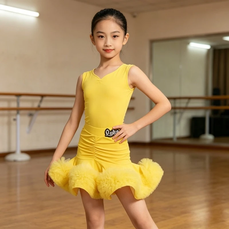 Girls Professional Latin Dance Competition Dress Summer Kids Practice Performance Regulation Costume Latin Dance Dress Girl Zym
Girls Professional Latin Dance Competition Dress Summer Kids Practice Performance Regulation Costume Latin Dance Dress Girl Zym