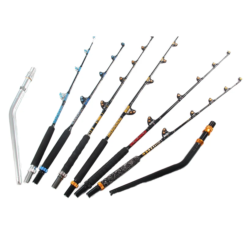 OEM 5' 6Top Quality Salt Water Heavy Duty Boat Fishing Rod Pole 30lb-130+lbs Custom Big Game Trolling Rod for Tuna
OEM 5' 6Top Quality Salt Water Heavy Duty Boat Fishing Rod Pole 30lb-130+lbs Custom Big Game Trolling Rod for Tuna