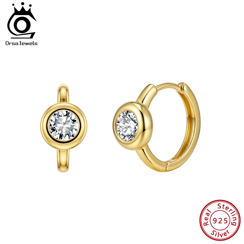 ORSA JEWELS 5MM Certified Moissanite Hoop Earrings S925 Sterling Silver D VVS1 Diamond Huggie Earring Jewelry Gift Unisex SMOE23
ORSA JEWELS 5MM Certified Moissanite Hoop Earrings S925 Sterling Silver D VVS1 Diamond Huggie Earring Jewelry Gift Unisex SMOE23