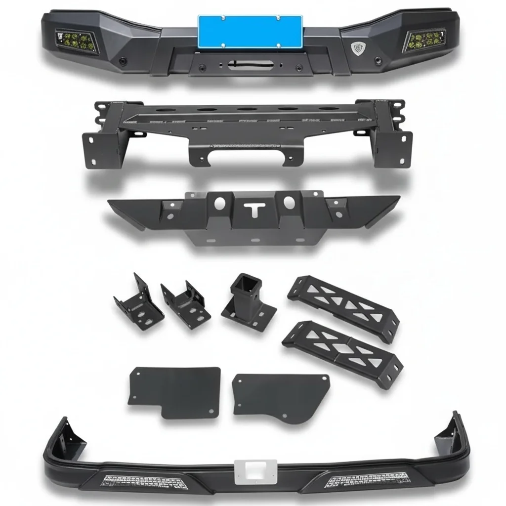 Carbon Steel Bumper, Front And Rear Bumpers Fit For Tank 500 2022 2023 New Energy SUV, 4x4 Off-Road Bolt-On Modification Kit
Carbon Steel Bumper, Front And Rear Bumpers Fit For Tank 500 2022 2023 New Energy SUV, 4x4 Off-Road Bolt-On Modification Kit