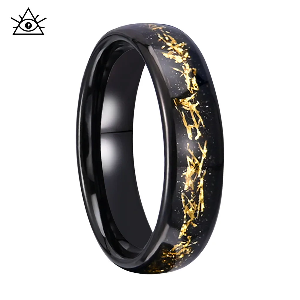 European And American Retro 6mm Tungsten Steel Ring Inlaid With Golds And Silvers Wire For Men And Women Casual Rings.
European And American Retro 6mm Tungsten Steel Ring Inlaid With Golds And Silvers Wire For Men And Women Casual Rings.