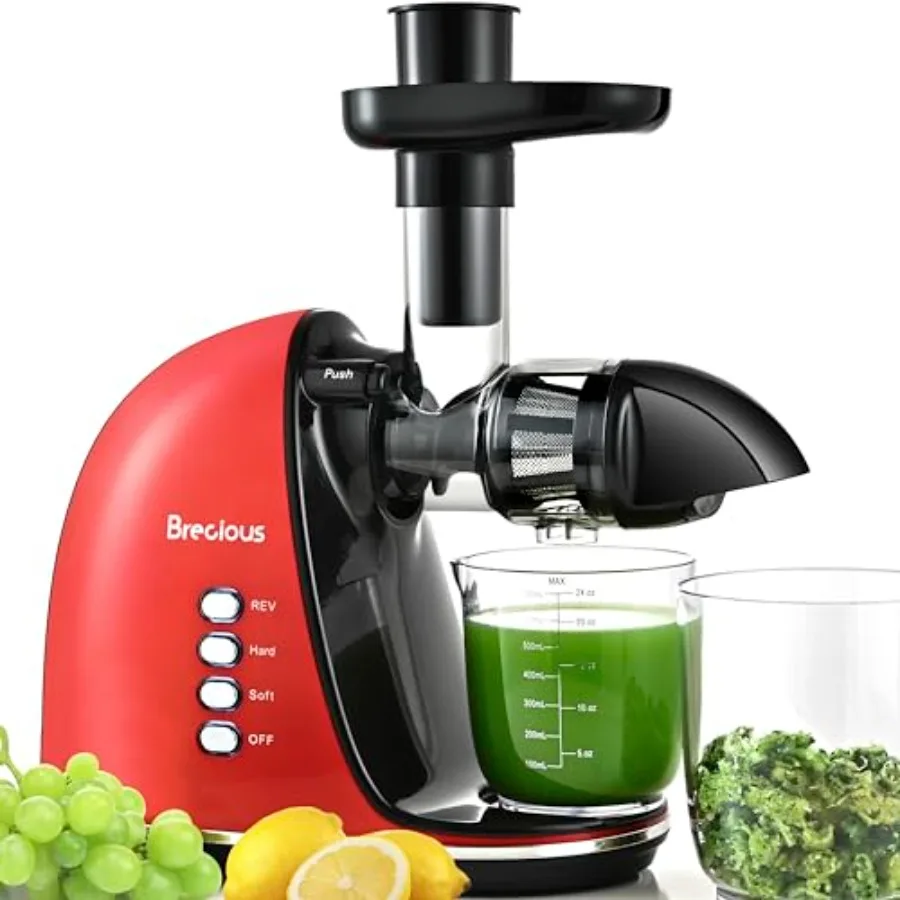 Celery juicer for home use BPA-free plastic red slow masticating cold press with 2-speed modes quiet motor reverse function eas
Celery juicer for home use BPA-free plastic red slow masticating cold press with 2-speed modes quiet motor reverse function eas