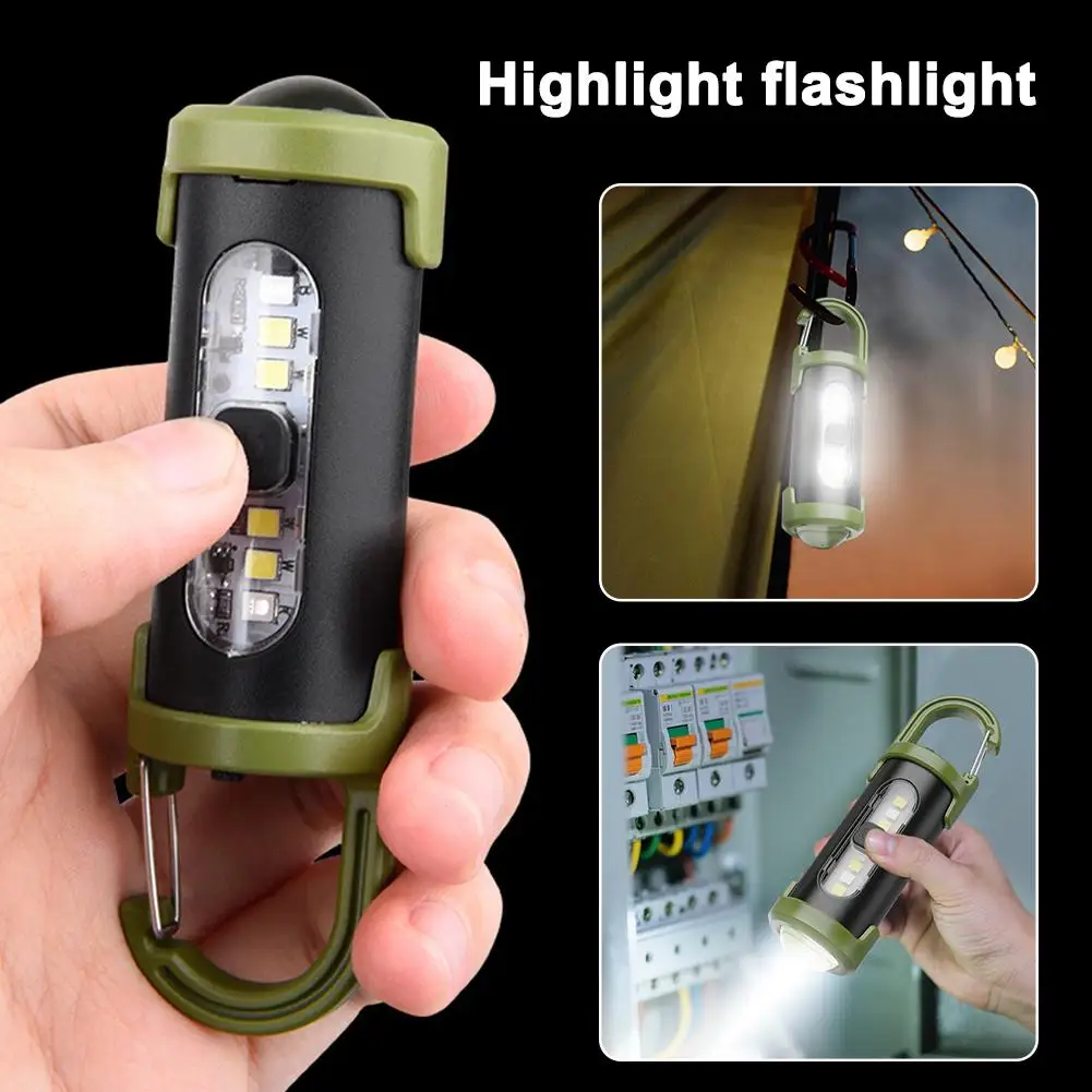 Rechargeable Keychain Flashlights 4 Modes Work Light Flashlight Super Bright Mini Emergency Keychain Light for Walking Hiking
Rechargeable Keychain Flashlights 4 Modes Work Light Flashlight Super Bright Mini Emergency Keychain Light for Walking Hiking