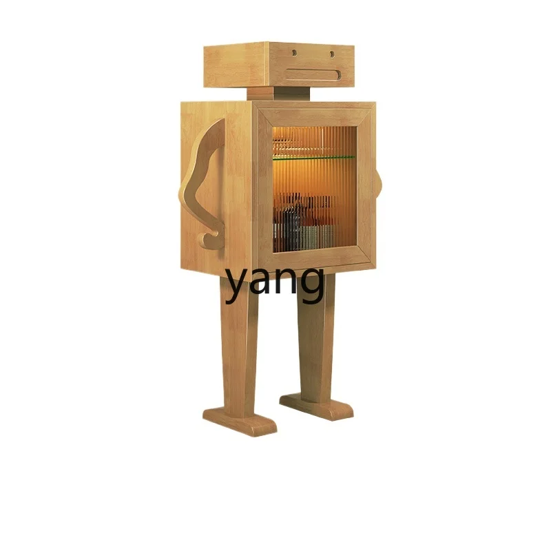 LMM Solid Wood Robot Wine Cabinet Living Room Storage Creative Snack Locker
LMM Solid Wood Robot Wine Cabinet Living Room Storage Creative Snack Locker