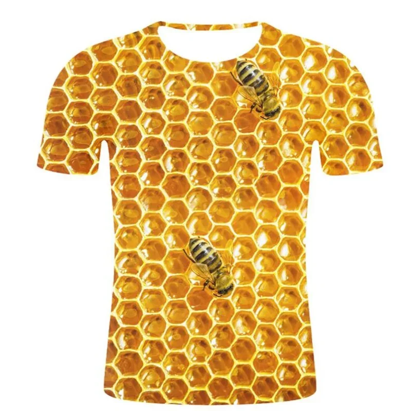 New Summer Printing 3d Bee T-shirt Men's And Women's Hip-hop Short-sleeved Boys Hippie Sports Breathable Light Short Top
New Summer Printing 3d Bee T-shirt Men's And Women's Hip-hop Short-sleeved Boys Hippie Sports Breathable Light Short Top