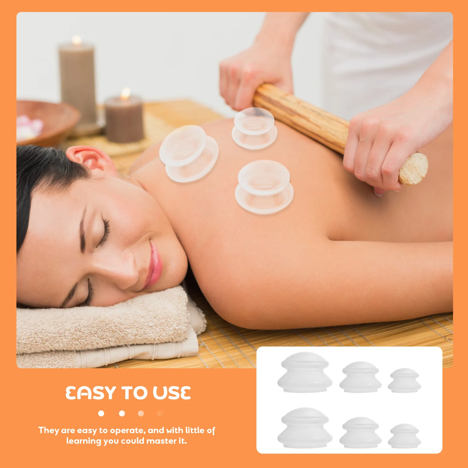 1Set Silicone Vacuum Cupping Jar Transparent Medical Massage Tool for Home Therapy Blood Circulation Muscle Pain Relief
1Set Silicone Vacuum Cupping Jar Transparent Medical Massage Tool for Home Therapy Blood Circulation Muscle Pain Relief