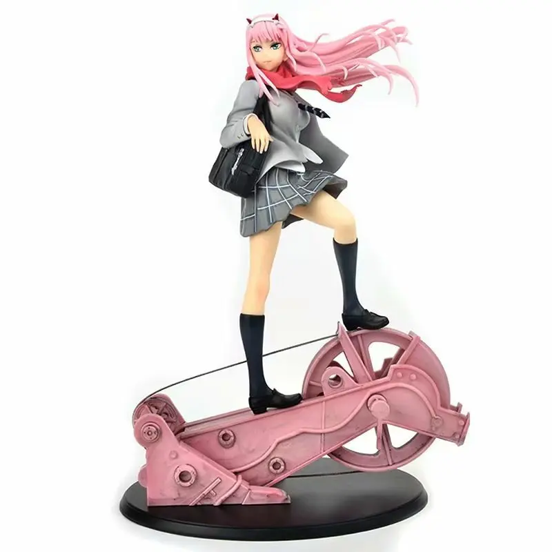 28CM Darling In The Franxx Uniform Zero Two 02 Standing Pose Scene Bonus Anime Figure PVC Model Desk Ornament Toy Gift
28CM Darling In The Franxx Uniform Zero Two 02 Standing Pose Scene Bonus Anime Figure PVC Model Desk Ornament Toy Gift