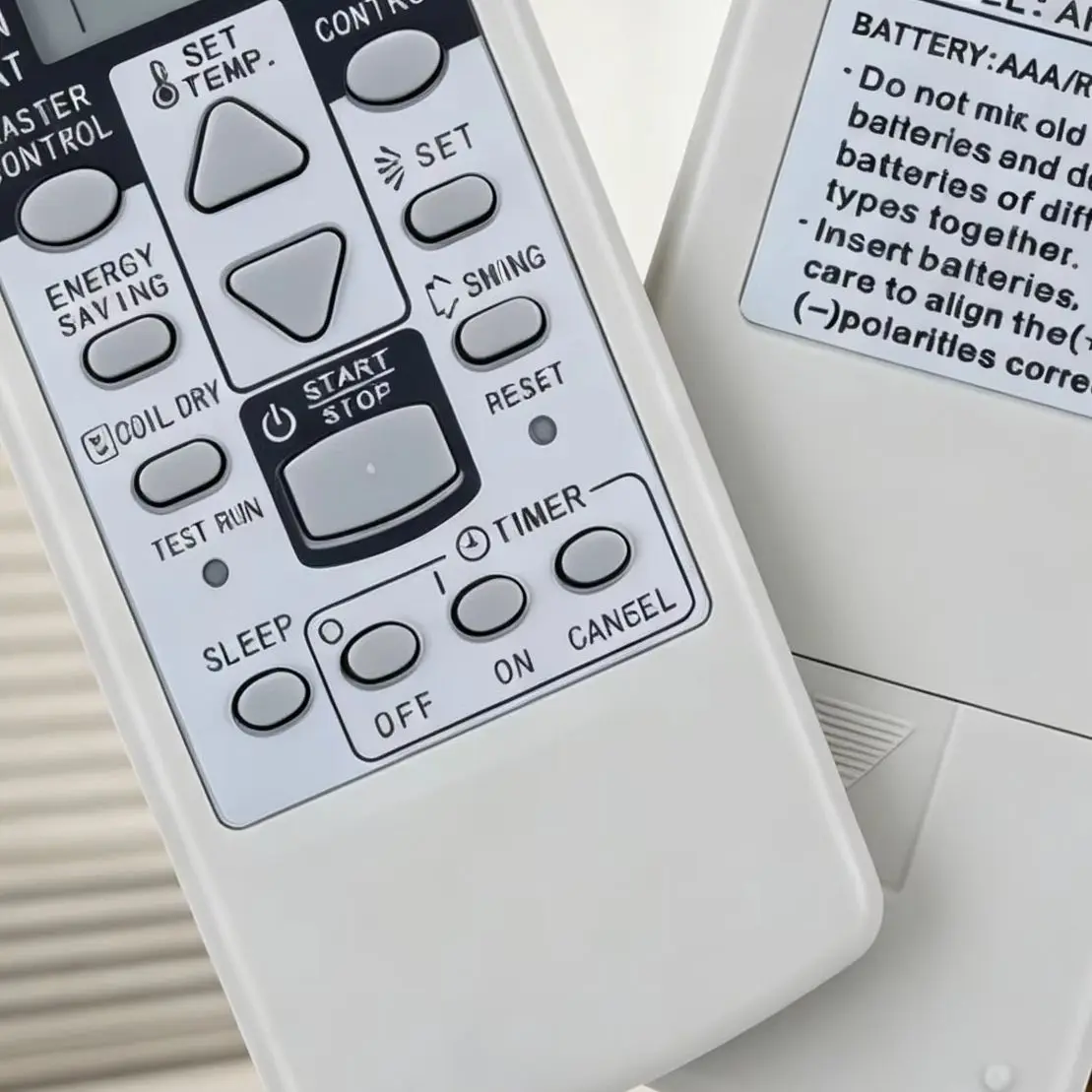AR-RCD1C Remote Control for Fujitsu Air Conditioner Replacement Compatible with AR-RCG2J AR-RCC2J AR-RCE1E AR-RCD1E AR-RCE1C
AR-RCD1C Remote Control for Fujitsu Air Conditioner Replacement Compatible with AR-RCG2J AR-RCC2J AR-RCE1E AR-RCD1E AR-RCE1C
