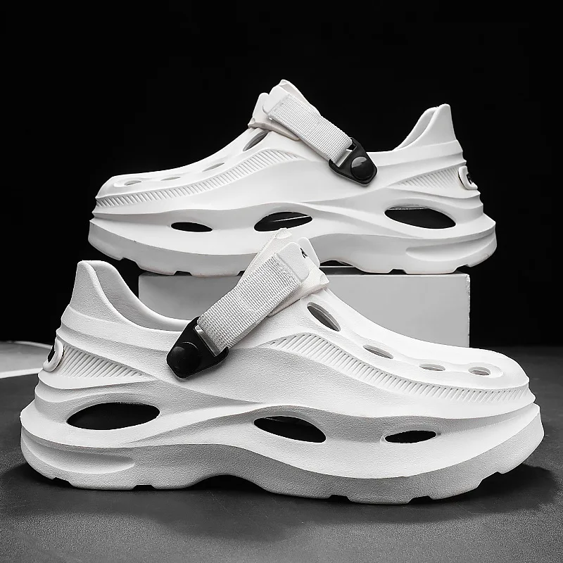 Hole Shoes Men's Summer Outer Wear Thick-soled Non-slip Bag Head Drag, Large Size Breathable Beach Shoes
Hole Shoes Men's Summer Outer Wear Thick-soled Non-slip Bag Head Drag, Large Size Breathable Beach Shoes