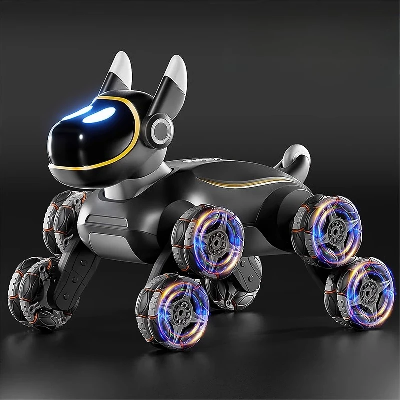 Electric intelligent machine dog remote control car toy children's car eight-wheel gesture double induction boy gift robot
Electric intelligent machine dog remote control car toy children's car eight-wheel gesture double induction boy gift robot